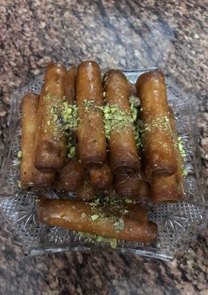 صورة لوصفة اصابع حلوى السمبوسك