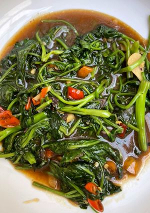 Foto resep Kangkung Balacan (Kangkung Kuah Terasi)