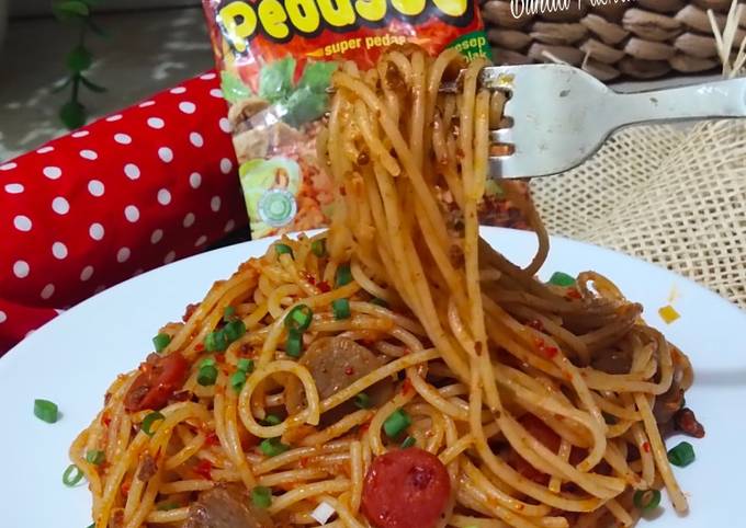 Spaghetti Poll Pedas Kobe