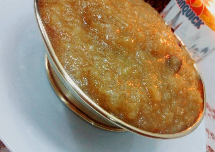 King tender coconut brown rice sweet pongal