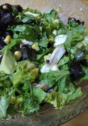 Una foto de Ensalada de nuestra huerta