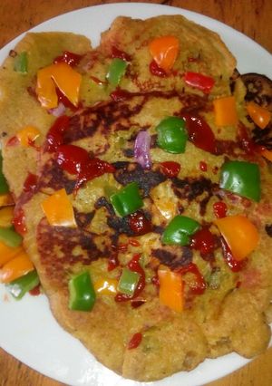 A picture of Plantain Pancake by Ogechukwu Mbanugo.