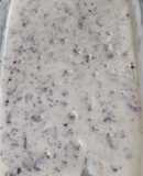 Helado de yogur griego de stracciatella con chocolate crunch