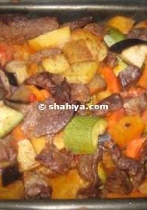A picture of Lena's Vegetable Dish.