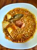 Lentejas estofadas con chorizo