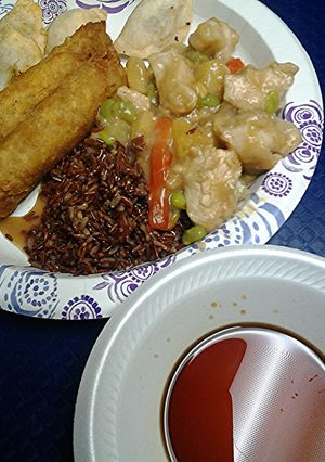 A picture of Honey cashew chicken.