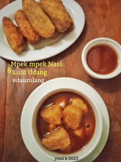 Foto resep Mpek mpek Nasi & Kulit Udang #daurulang