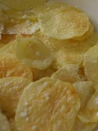 Simple Way Make Recipe Oil-Free Non-Fried Potato Chips that is Delicious, Tasty}