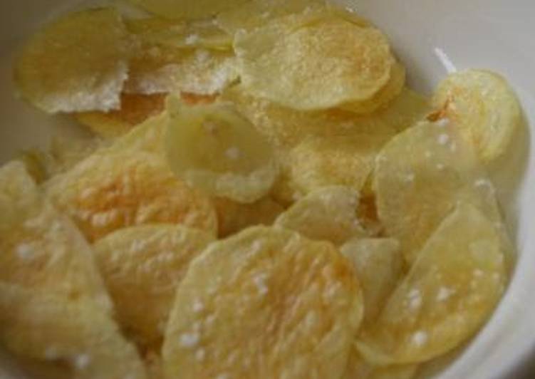 How to Prepare Quick Oil-Free Non-Fried Potato Chips