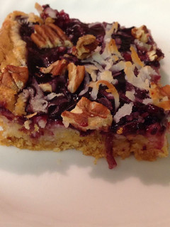 A picture of Blueberry Bars.