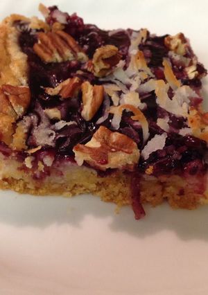 A picture of Blueberry Bars.