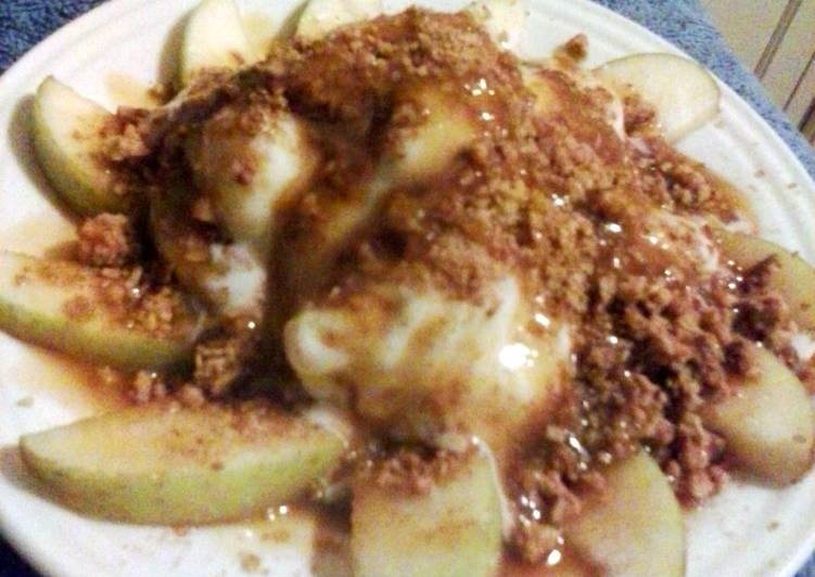 Recipe: Tasty Caramel Vanilla Apple Crunch