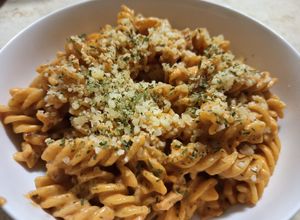Una foto de Fusilli en Salsa Rosa