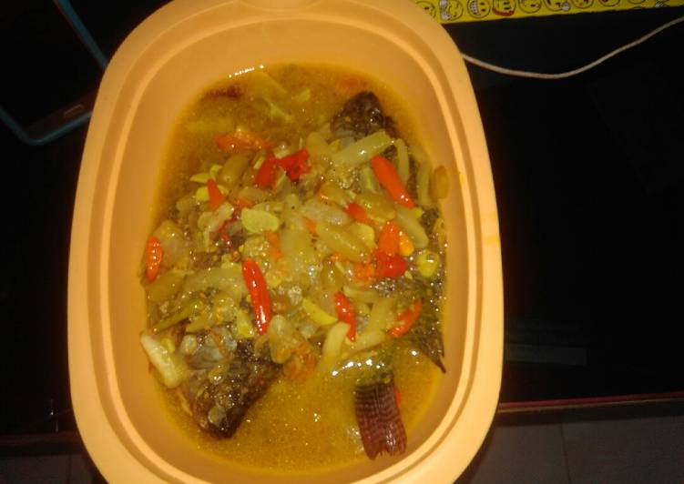 Resep Olahan lain ikan Mujaer di bumbu srani yang nikmat