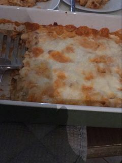 صورة لوصفة مكرونة بالبشاميل بطريقتي السهلة👌😋