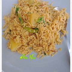 A picture of (Potatoes) Aloo Pulao.