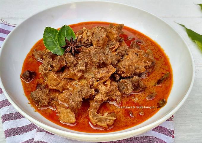 Gulai Cincang Daging Khas Padang