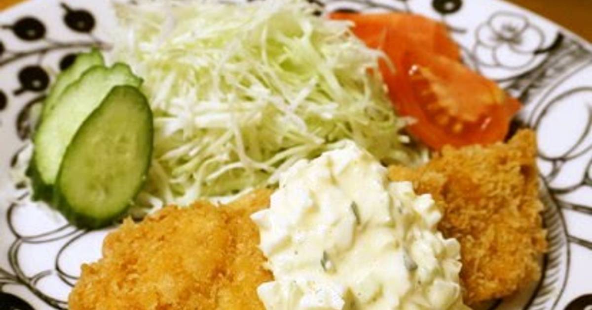 Crispy & Delicious DeepFried Salmon and Tartare Sauce Recipe by