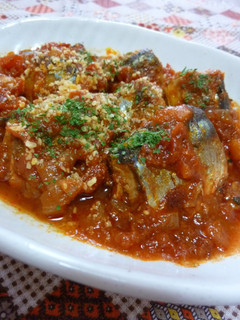 A picture of Delicious to the Bones! Pacific Saury in Tomato Sauce.