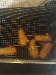 A picture of Deep Fried Mozzarella Sticks.