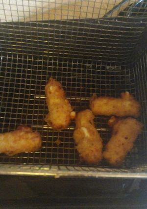 A picture of Deep Fried Mozzarella Sticks.