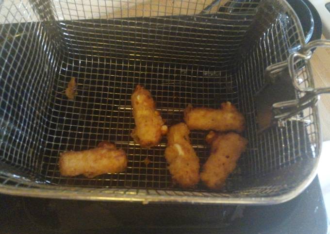 Deep Fried Mozzarella Sticks