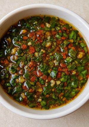 Una foto de Chimichurri especial para lechón