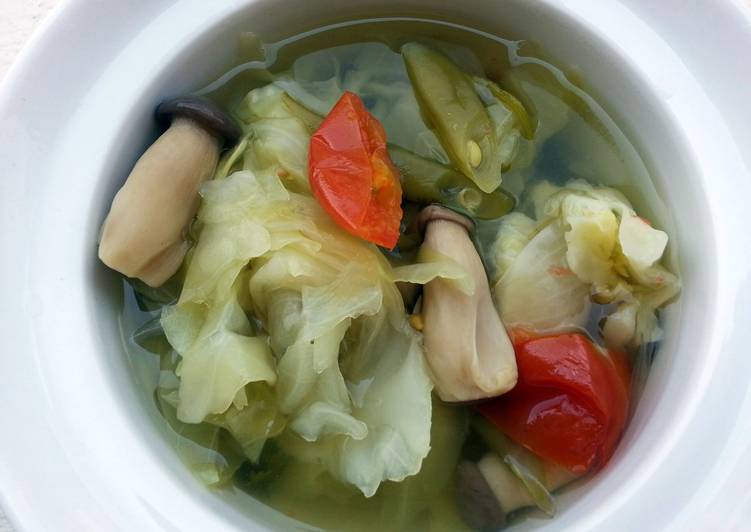 Simple Way to Prepare Super Quick Homemade Spicy Vegan Cabbage Soup