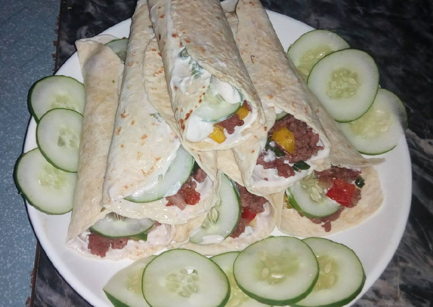 Tortillas with Mince Filling Recipe by Ogechi B Mbanugo Cookpad