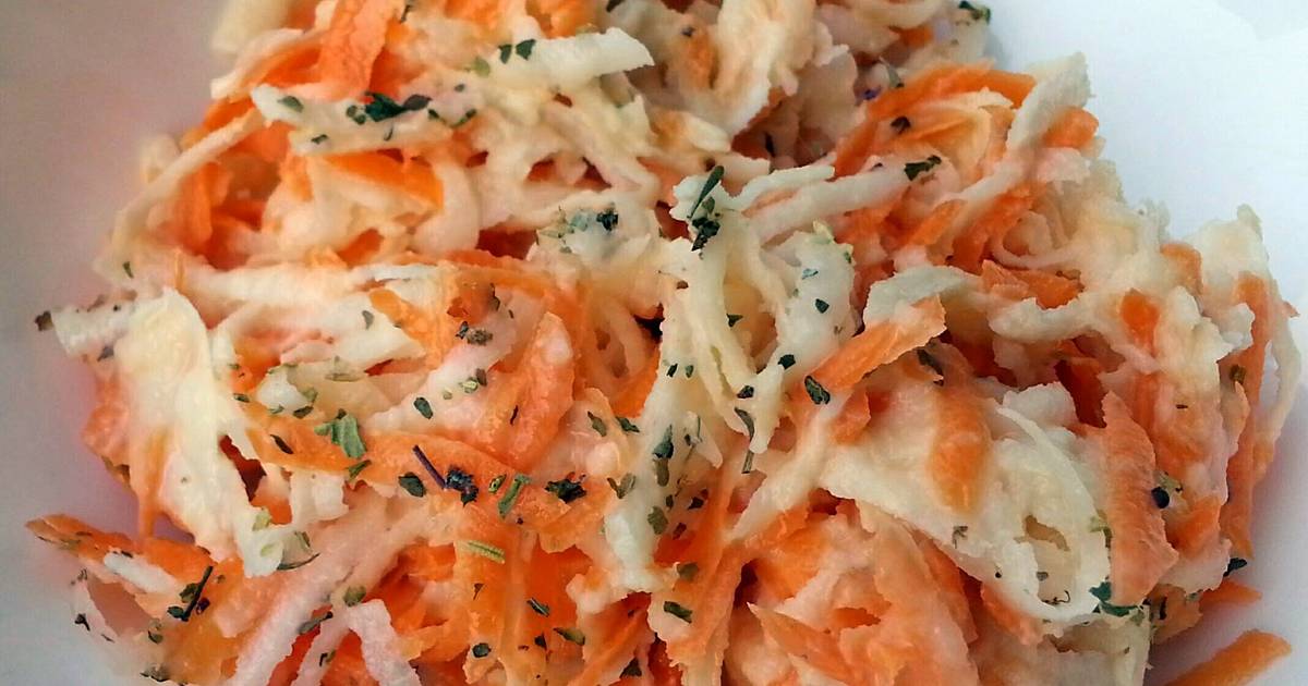 Jicama And Carrot Slaw Recipe by LeeGoh Cookpad