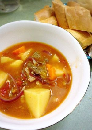 Hình của món BÒ NẤU ĐỐP (BEEF EN DAUBE).