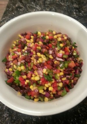 A picture of Aztec salad.