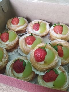 Foto resep Soes Buah Vla Susu Vanilla