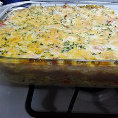 A picture of Sarah's Mexican Fiesta Casserole!.