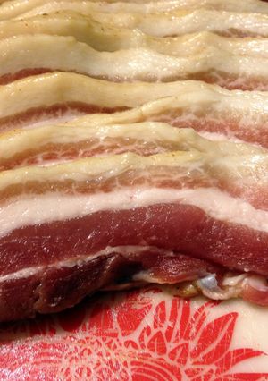 A picture of Homemade Bacon.