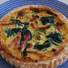A picture of Easy Quiche with Frozen Puff Pastry.