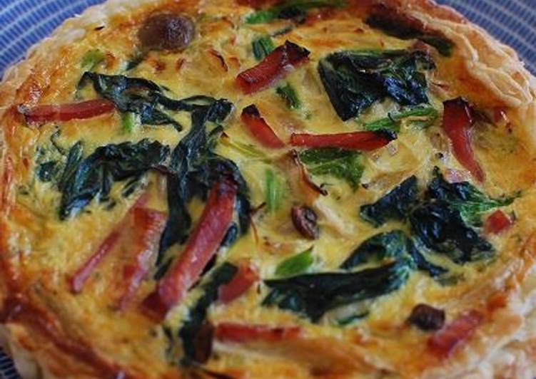 Easy Quiche with Frozen Puff Pastry