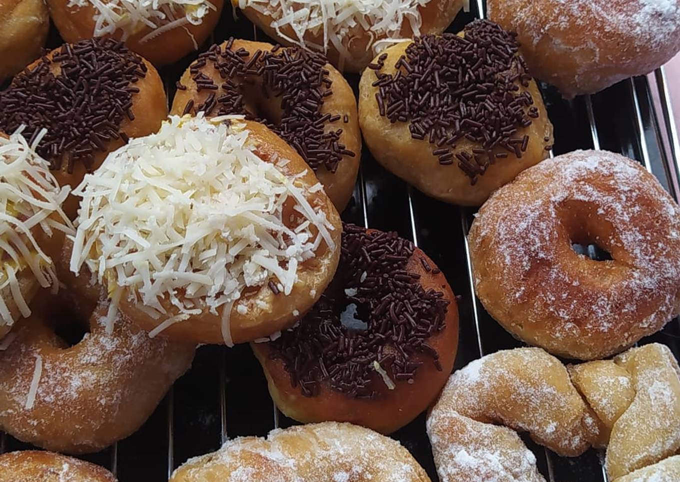 Donat coklat ubi