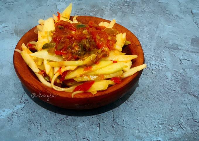 Resep Sambal Mangga Muda Oleh Rysa Chrysa Cookpad