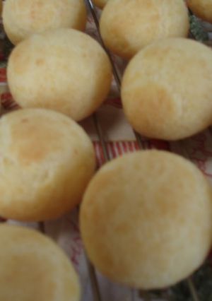 A picture of Pao De Queijo Made with Joshinko.