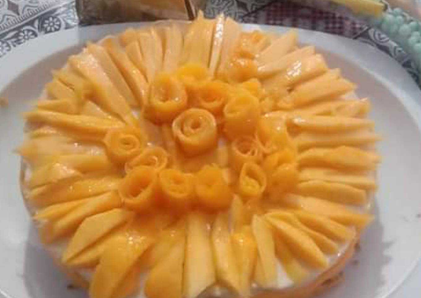 Mango cheesecake