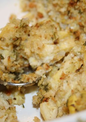 A picture of Gremolata Squash Casserole.