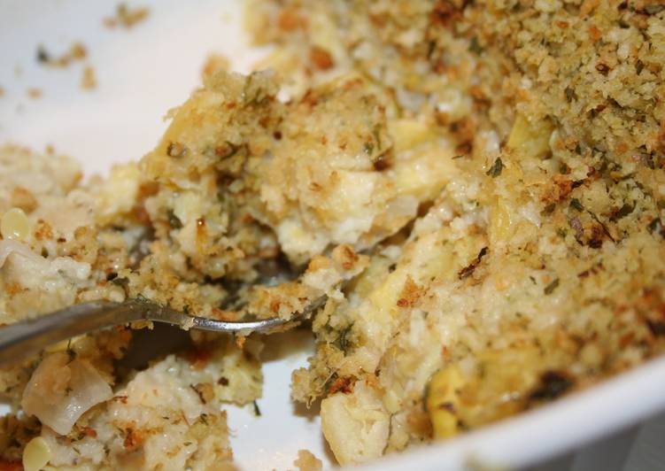 Gremolata Squash Casserole