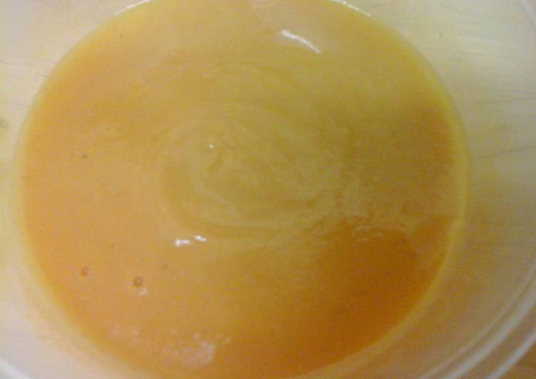Carrot and coriander soup with a twist