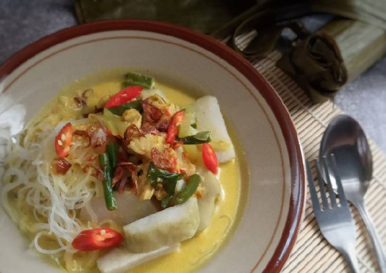 Resep masakan Lontong Sayur Bihun | Cara Membuat Lontong Sayur Bihun Yang Lezat