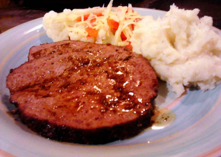 Recipe of Quick Heathers&#39; Coffee Glazed Meatloaf