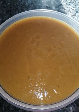 Una foto de Puré de verduras