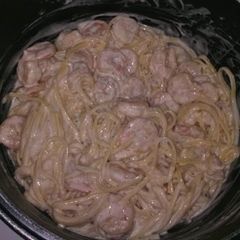 A picture of Shrimp pasta.