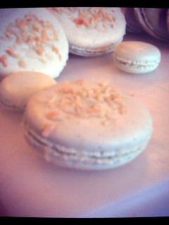 A picture of Pistachio Macaroons.