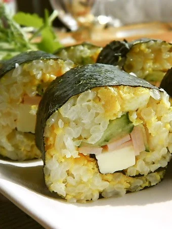 Easy Ways Prepare|Recipe} Luxurious Spring Hanami Bento Nori Seaweed Rolls the Delicious